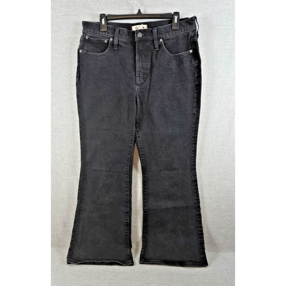 Madewell Denim - Madewell The Perfect Vintage Flare Jeans Black 31P Stretch Bootcut Retro Boho